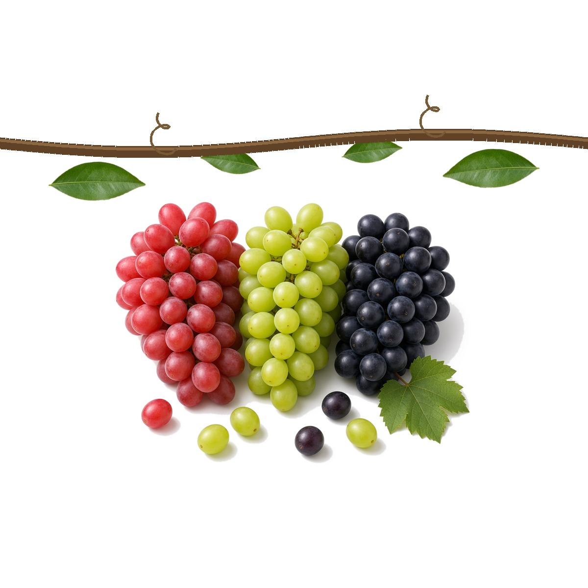 A fresh run of grapes