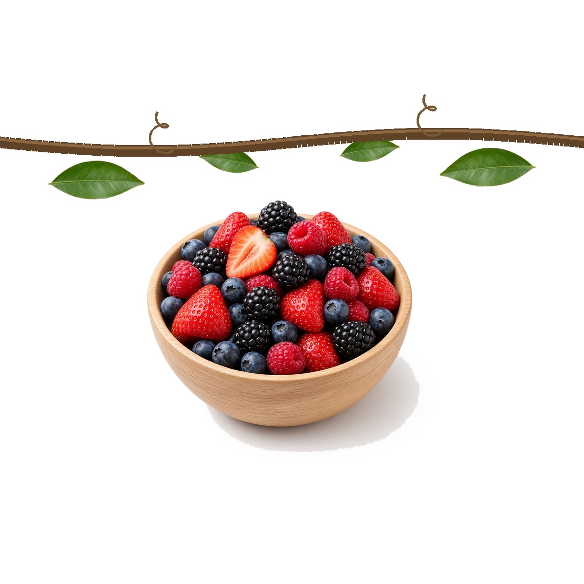 Fresh berries coming